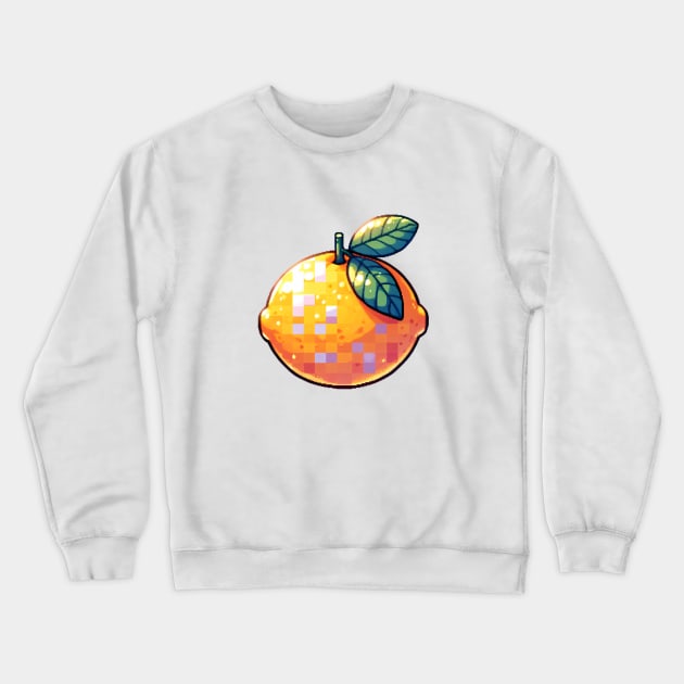 Lemon Leaf Sour Fruit Harvest Field Product Vintage Since Crewneck Sweatshirt by Flowering Away